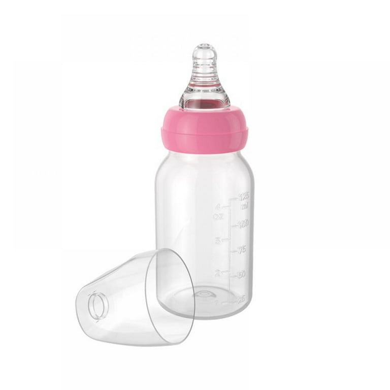 Generic 240ml/ 8oz Baby Water Bottle With Straw Wide Mouth Milk