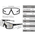 thumbnail image 4 of Typpkmm New Style Brand Photochromic Eyewear Men Women Bicycle Mtb Bike Running Fishing Cycling Glasses Comfortable Windproof Goggles, 4 of 7