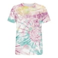 thumbnail image 5 of NoxwB Men's 3D Novelty Tie Dye Funny Graphic T-Shirts Regular Fit Lightweight Round Neck Short Sleeve Pullover Shirts Summer Casual Athletic Basic Tees Pink XXL, 5 of 5