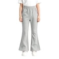 thumbnail image 2 of CPNG Girls Flare Sweatpants Solid Color Elastic High Waist Wide Leg Bell Bottoms Sweat Pants Loose Casual Baggy Flare Pants, 2 of 5