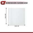 thumbnail image 4 of Película Protectora de Envoltura de Carro de Patrón de Fibra de Carbono Blanca Única 0.5ft x 5ft Cubierta de Vinilo Interior Exterior 5.5mil 1 Pc Universal, 4 of 7