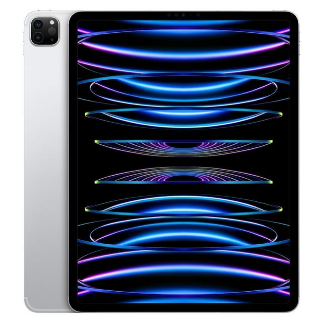 Refurbished Apple iPad Pro 12.9" (6th Gen) A2764 (WiFi + Cellular Unlocked) 128GB Silver (Grade B)