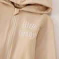thumbnail image 4 of Zhuashum Baby Boy Onesies 6-12 Months Long Sleeve Baby Easter Baby Jumpsuit Bunny Style Zipper Hooded Climbing Cute Playsuit Khaki, 4 of 7
