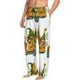 thumbnail image 3 of Kdxio Thanksgiving Truck Print Men's Sleep Pajama Pant Lounge Pants with Pockets, 3 of 8