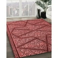 thumbnail image 2 of Ahgly Company Indoor Rectangle Patterned Cranberry Red Area Rugs, 7' x 9', 2 of 6