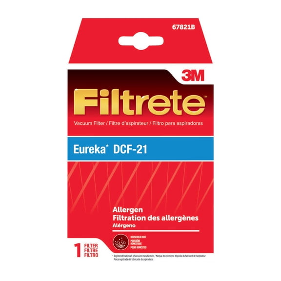 Filtrete Eureka DCF-21 Allergen Vacuum Filter-EUREKA DCF-21 FILTER