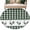 Seaweed Green, variant on Round Area Rug 3 Ft, Farmhouse Black Plaid Washable Non-Slip Circle Carpet for Living Room/Bedroom, Vintage Country Cock Checkered Low-Profile Small Floor Mats Collection Rugs for Indoor