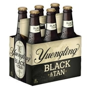 Yuengling Black & Tan Beer, 6 Pack Beer, 12 fl oz Glass Bottles, 4.6% ABV, Domestic Beer