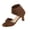 Womens Sandal - Brown, variant on Heels for Women Open Toe Knit Stretch Ankle Bootie Sandals Elegant Slip On Spool Low Heel Dressy Shoes for Evening Party Wedding Guest Dance Banquet