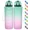 Light Green/Light Purple, variant on ZOUNICH BPA Free Water Bottle with Time Marker Leakproof Water Bottles for Kids 17oz, Green Orange Pink