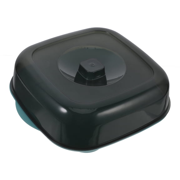 Masteelf Microwave Food Cover for Kitchen in Light Green Plastic Organization with Versatile Aesthetics 7 Inch