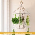 thumbnail image 3 of Plants Drying Rack Multiple Functions Hand Woven Macrame Vegetables Plants Dryer, 3 of 6