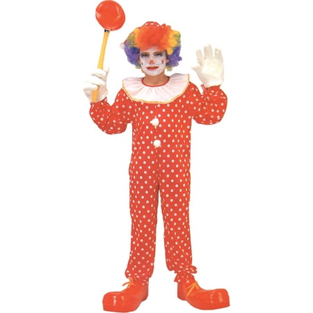 Morris costumes AF86LG Clown Costume Dlx Child Large