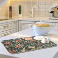 thumbnail image 6 of Yayeee Dish Drying Mat for Kitchen Counter 16"x18" Microfiber Absorbent Pad, Christmas Bows, 6 of 7