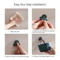 thumbnail image 4 of Hanging Storage Basket Colorful Plastic Bins Garlic Ginger Fill Ventilated Wall Mount Grey Top Handles Kitchen Spice Pantry Organizer, 4 of 5