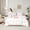 Deeppink White, variant on Castle Fairy Personalized Initial Girl 7pcs Bedding Comforter Set,Kawaii Bowknot Queen Bedding Sets Super Cozy,Pink White Queen Sheet Sets,Microfiber Bedroom Decor