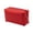 Red, variant on Korean Style Leather Makeup Bag Travel Cosmetic Organizer Pu Square Toiletry Storage Pouch for Women Girls