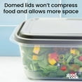 thumbnail image 3 of GoodCook Large Rectangle Food Storage Container 2 Pack, Made without BPA and Dishwasher Safe, A Practical Choice for Dry Goods and Bulk Ingredients, 3 of 11