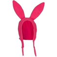 thumbnail image 1 of EcoNesxp Rabbit ear hat Hamburger hat Wool hat Rabbit ear piece 1 piece, 1 of 5
