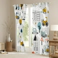 thumbnail image 3 of Castle Fairy Boys Kawaii Tractor Curtains Pack of 2 (42x84 Each),Equipment Car Curtains Blackout,Construction Vehicles Bedroom Curtains,Lightweight Room Decor, 3 of 6