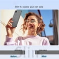 thumbnail image 5 of for iPhone 16e Tempered Glass Camera Lens Protector, Luxury Slim Fit Anti-Scrach Anti-Fingerprint Anti-drop Dust-proof Lens Film for iPhone 16e, Black, 5 of 5