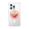 thumbnail image 3 of Empuñadura para teléfono PopSockets MagSafe con soporte en forma de corazón rosa, 3 of 6