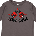 thumbnail image 4 of Inktastic Love Bugs Red Ladybugs Valentine's Day Boys or Girls Long Sleeve Toddler T-Shirt, 4 of 5
