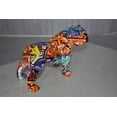 thumbnail image 3 of Nifao Modern Happy Graffiti Resin Bulldog Statue Looking to the Right – Home Decor Sculpture, 10"L x 5"W x 7"H, 3 of 12