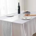 thumbnail image 1 of Sparkly Sequin Table Runner for Weddings & Parties - Decorative Nylon Banquet Tablecloth, Shiny Festive Dining Decor, Durable Fade-Resistant Polyester, Easy to Match Event Accessory, 1 of 6