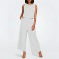 thumbnail image 3 of Stylish Women's Trousers Suit for Every Occasion - Versatile and Comfortable Long Pants Set for Work Parties and Casual Outings - Elegant Design for a Look, 3 of 5