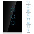 thumbnail image 2 of Wifi Switch Panel, Shockproof Smart Switch, Abs V0 Fireproof Material With Led Backlight Intelligent Switch For Household Appliances Control Lights, 2 of 8