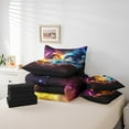 thumbnail image 5 of Manfei Magical Dragon 7-Piece Twin Bedding Sets,Magic Animal Bedding Comforter Set,Blue Yellow Breathable Sheet Sets,Microfiber Abstract Bedroom Decoration,Reversible, 5 of 7