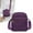Purple#4812, variant on Shoulder Bag Crossbody Bag for Women Trendy Corduroy Polyester - Small Compact Purse 15x17x8 cm, Lightweight Sling Handbag for Hiking Shopping Camping