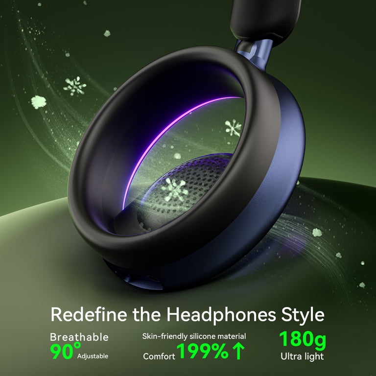VEAT00L Wireless Bluetooth Open Ear Headphones, Blue photo 4