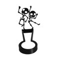 thumbnail image 2 of Shadow Candle Holder Projection Candlestick Collectible Halloween Spooky Atmósfera para hoteles Holidays Table Centerpiece Festivals Clubs Estilo C, 2 of 9
