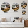 thumbnail image 4 of Designart "Expansive Coastal Views V" Coastal Oversized Wall Clock, 4 of 5