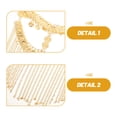 thumbnail image 3 of Houderco Velo Para Danza Tribal Dorado Con Monedas Flexibles Ideal Para Y Disfraces, 3 of 6