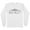 White, variant on Skyline Beirut Lebanon Long Sleeve Shirt Unisex Large White