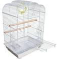 thumbnail image 2 of King's Cages ES 1814 03 18" W x 14" D x 22" H Bird cage Toy Toys Cockatiels Canaries (White), 2 of 5