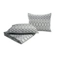 thumbnail image 3 of Kai Tribal Grey Soft Matelasse Jacquard Quilt Set - Twin, 3 of 5