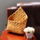 thumbnail image 3 of Wicker Storage Basket,Handmade Wicker Rattan Woven Storage Basket,Garden Wall Hanging Flower Arrangement Vase,Laundry Basket with Handles Storage Bin,Flower Pot Plant Holder Potted, 3 of 9