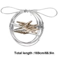 thumbnail image 2 of BRIGHTFUFU Support de Photo Suspendu 12 Pcs Clips en Acier pour Décoration Intérieure, 2 of 5