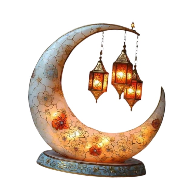 Decoración acrílica para Ramadán, soporte de escritorio plano 2D para coleccionar obras de arte con base estilo B