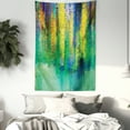 thumbnail image 3 of Watercolor Flower Decor Wall Hanging Tapestry, Abstract Style Spring Floral Watercolor Style Painting Image Nature Art Decor, Bedroom Living Room Dorm Accessories, 60 X 80 Inches, by Ambesonne, 3 of 5