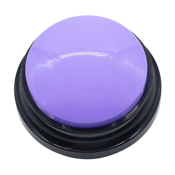 NOVELAR Sound Button for Pets, 3.31 Inches Long with Customizable Labels, Easy Press Design for Clear Communication, Perfect for Dog or Cat Training Sessions