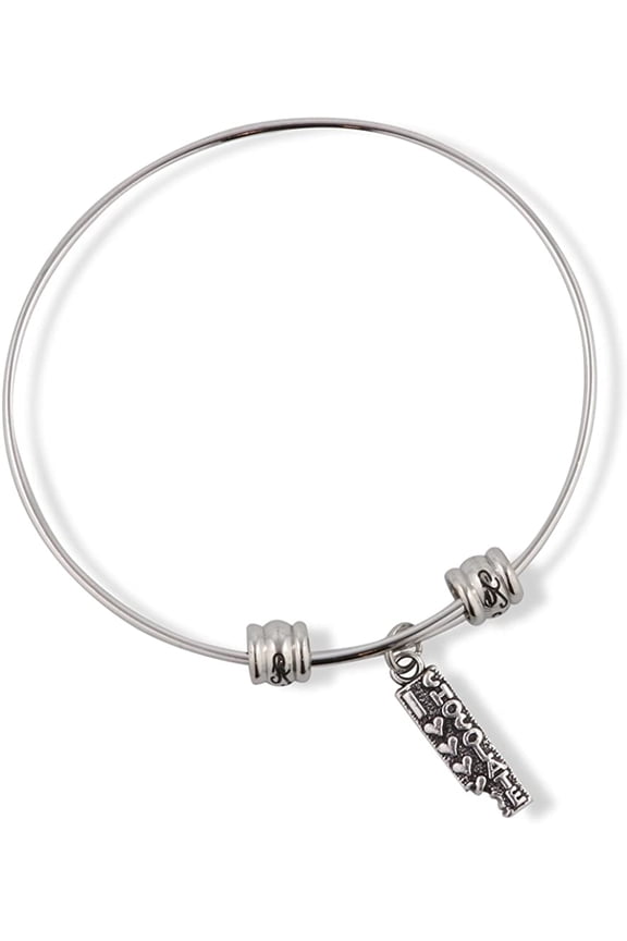 I Love Chocolate Fancy Charm Bangle