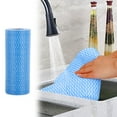 thumbnail image 5 of HengDidi Disposable Non-Woven Cleaning Cloths with Wave Kitchen Wipes for Utensils Furniture - Cut-to-Size Roll of 40, 5 of 6