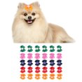 thumbnail image 3 of Chiens Bowknot, Fait à la Main 30pcs Mignon Arc de Poils de Chiot pour les Chats, 3 of 8