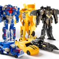 thumbnail image 4 of Kit de juguetes de transformación de coches de 12 cm para niños, robot de transformación, modelos de juguete 2 en 1, modelo de un solo paso, coche de transformación de dinosaurio, regalos, 4 of 5