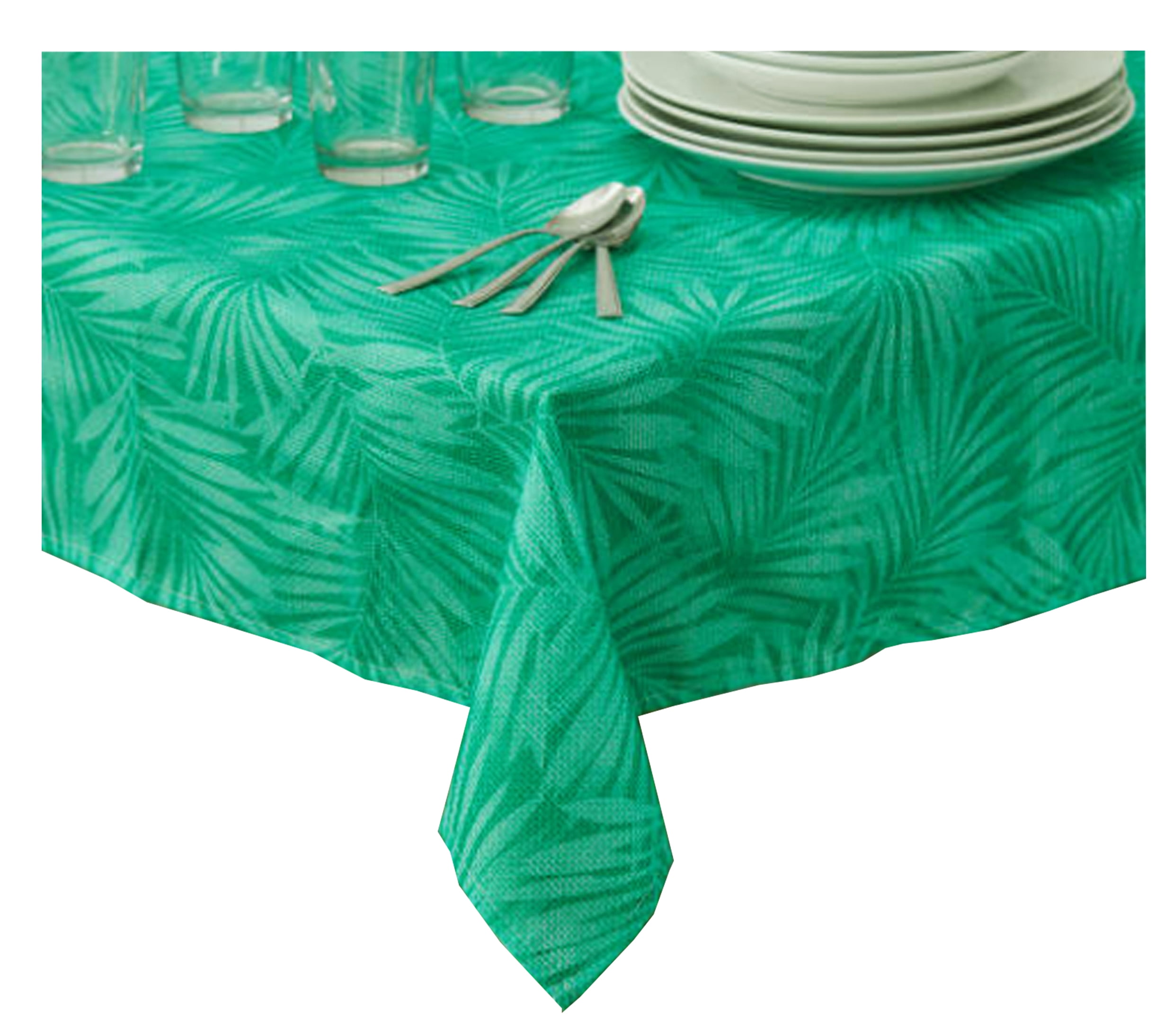 The Lot Outdoor Umbrella Tablecloth with Hole and Zipper Tropical
